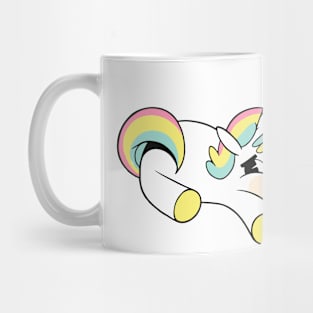 sick unicorn Mug